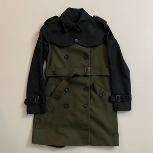 Coach Women Two-tone Trench Coat (XS)